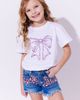 Lola + The Boys Lola + The Boys Crystal Bow T-shirt - 3