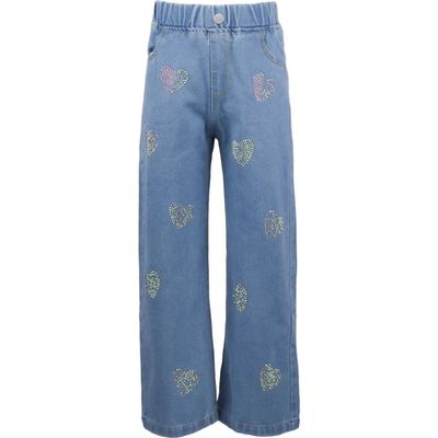 Lola + The Boys Lola + The Boys Crystal Heart Jeans