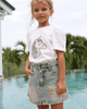 Lola + The Boys Lola + The Boys Cutie Bows Denim Skirt - 2