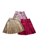 Lola + The Boys Lola + The Boys Foil Pleated Skirt - 2