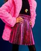 Lola + The Boys Lola + The Boys Foil Pleated Skirt - 5