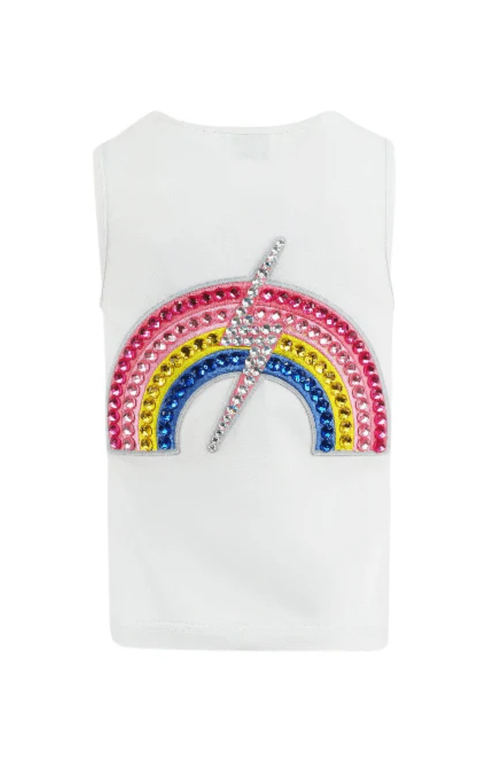 Lola + The Boys Lola + The Boys Gems Rainbow Flash Tank Top