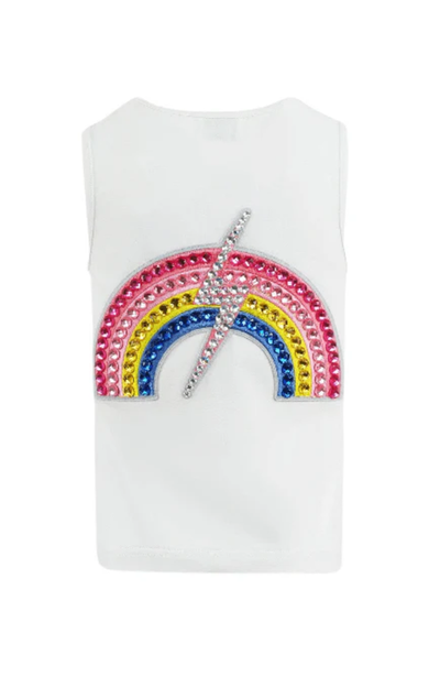 Lola + The Boys Lola + The Boys Gems Rainbow Flash Tank Top