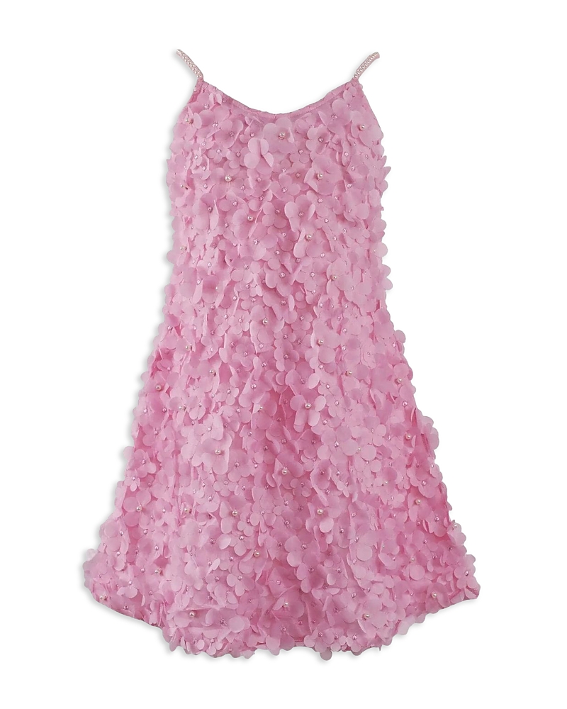 Lola + The Boys Lola + The Boys Girls' 3D Flowers Dress