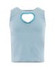 Lola + The Boys Lola + The Boys Girls' Baby Blue Crystal Heart Tank - 1