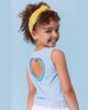 Lola + The Boys Lola + The Boys Girls' Baby Blue Crystal Heart Tank - 2