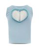 Lola + The Boys Lola + The Boys Girls' Baby Blue Crystal Heart Tank - 3