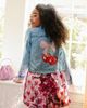 Lola + The Boys Lola + The Boys Girls' Crystal Cherry Bow Denim Jacket - 2