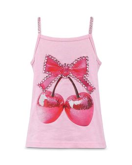 Lola + The Boys Lola + The Boys Girls' Disco Cherry Tank Top