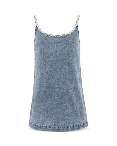 Lola + The Boys Lola + The Boys Girls' Gems Bow Denim Dress