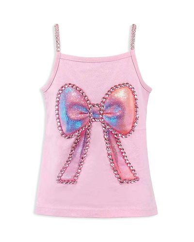 Lola + The Boys Lola + The Boys Girls' Pretty in Bow Tank Top