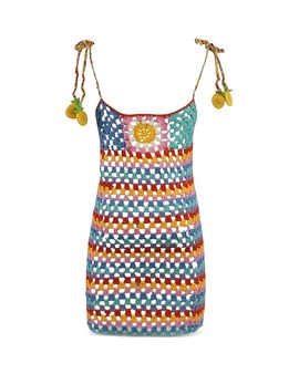 Lola + The Boys Lola + The Boys Girls' Sunshine Mood Crochet Dress