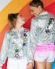 Lola + The Boys Lola + The Boys Girls Unicorn Sequin Bomber - 3