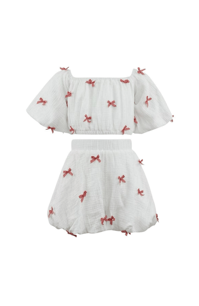 Lola + The Boys Lola + The Boys Hailey Bow Bubble Set
