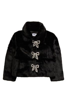 Lola + The Boys Lola + The Boys Kids' Audrey Faux Fur Coat
