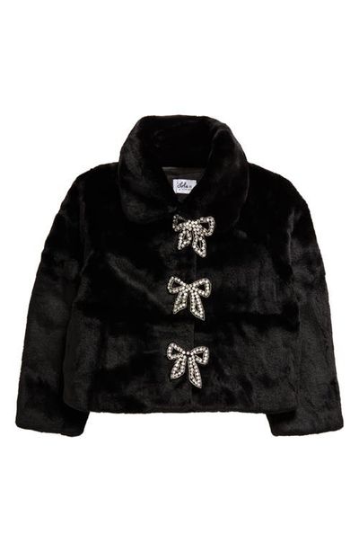 Lola + The Boys Lola + The Boys Kids' Audrey Faux Fur Coat