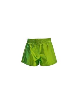 Lola + The Boys Lola + The Boys Metallic Track Shorts