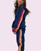 Lola + The Boys Lola + The Boys Navy Sequin Hoodie Trackset - 2