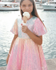 Lola + The Boys Lola + The Boys Ombre Sunset Sparkle Party Dress - 2