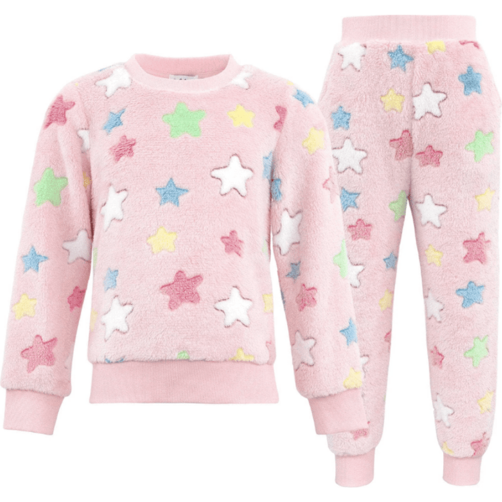 Lola + The Boys Lola + The Boys Pinky Stars Fuzzy Set 