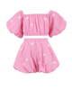 Lola + The Boys Lola + The Boys Plaid Bow Bubble Skort Set - 1