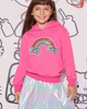 Lola + The Boys Lola + The Boys Rainbow Bows Gem Hoodie - 2