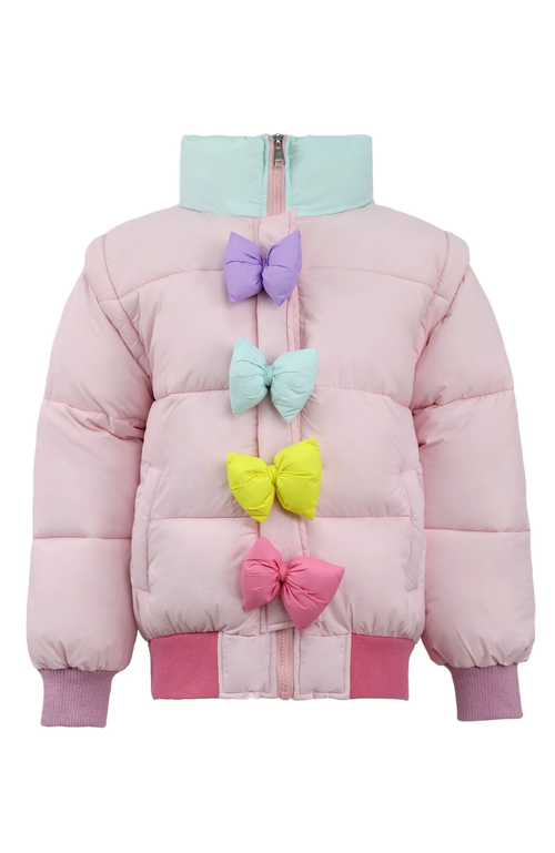 Lola + The Boys Lola + The Boys Rainbow Bows Puffer