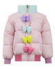 Lola + The Boys Lola + The Boys Rainbow Bows Puffer - 1