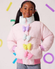 Lola + The Boys Lola + The Boys Rainbow Bows Puffer - 2