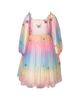 Lola + The Boys Lola + The Boys Rainbow Butterfly Ombre Dress - 1