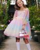 Lola + The Boys Lola + The Boys Rainbow Butterfly Ombre Dress - 2