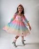 Lola + The Boys Lola + The Boys Rainbow Butterfly Ombre Dress - 3