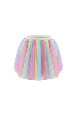 Lola + The Boys Lola + The Boys Rainbow Pearls Skirt