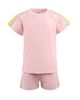 Lola + The Boys Lola + The Boys Rainbow Stripe Short Set - 3