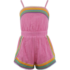 Lola + The Boys Lola + The Boys Rainbow Summer Romper