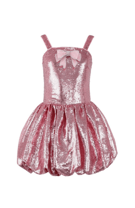 Lola + The Boys Lola + The Boys Rose Bow Bubble Dress