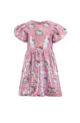 Lola + The Boys Lola + The Boys Sequin Hello Kitty® Party Dress