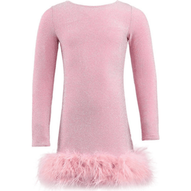 Lola + The Boys Lola + The Boys Shimmer Feather Dress
