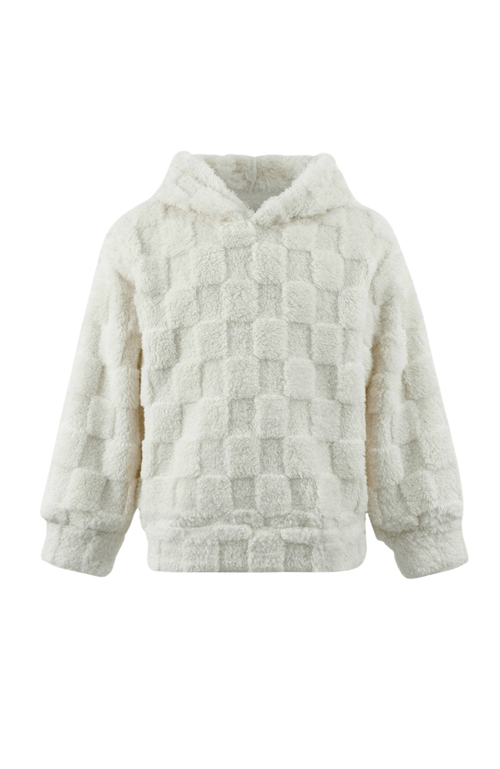 Lola + The Boys Lola + The Boys Super Soft Checker Hoodie