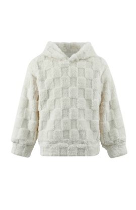 Lola + The Boys Lola + The Boys Super Soft Checker Hoodie
