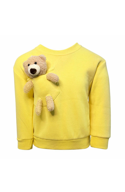 Lola + The Boys Lola + The Boys Teddy Buddy Bear Crewneck