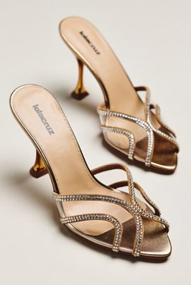 Lola Cruz Rhinestone Heels