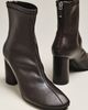 Lola Cruz Round Toe Block Heel Boots - 3