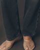Lola Cruz Sequin Mesh Ballet Flats - 4