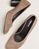 Lola Cruz Suede Block Heels - 1