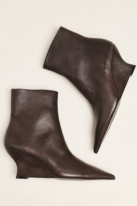 Lola Cruz Wedge Ankle Boots