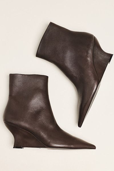 Lola Cruz Wedge Ankle Boots