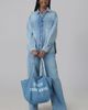 Lola Denim Lola Denim The "You're Cute Jeans" Denim Tote Bag - 4