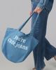 Lola Denim Lola Denim The "You're Cute Jeans" Denim Tote Bag - 5