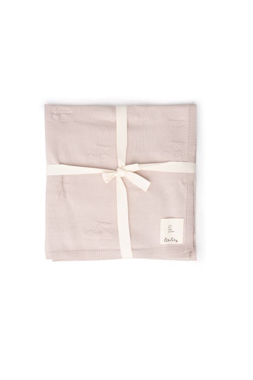 LOLA LOLA Girl Cherry Print Blanket